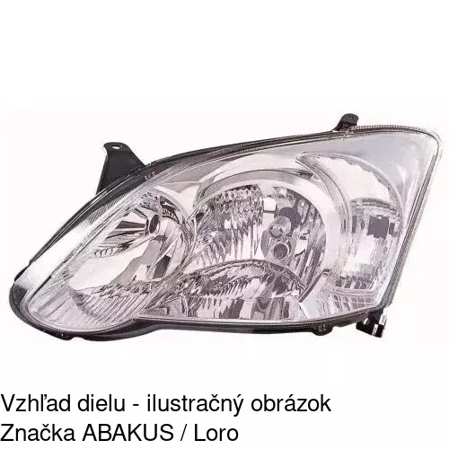 Hlavný reflektor 8115093E /POLCAR/ - obr. 3