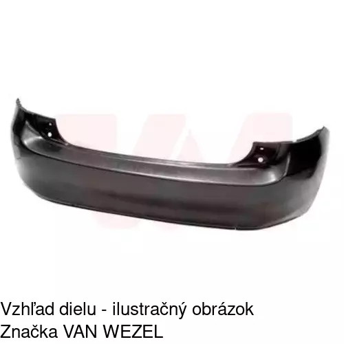 Zadný nárazník POLCAR 811696