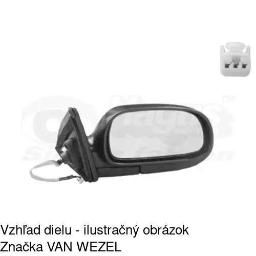 Vonkajšie zrkadlo 8122524M /POLCAR/ - obr. 3