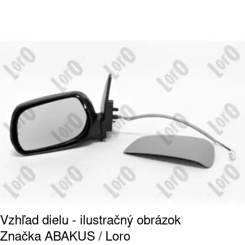 Vonkajšie zrkadlo 8146515E /POLCAR/ - obr. 3