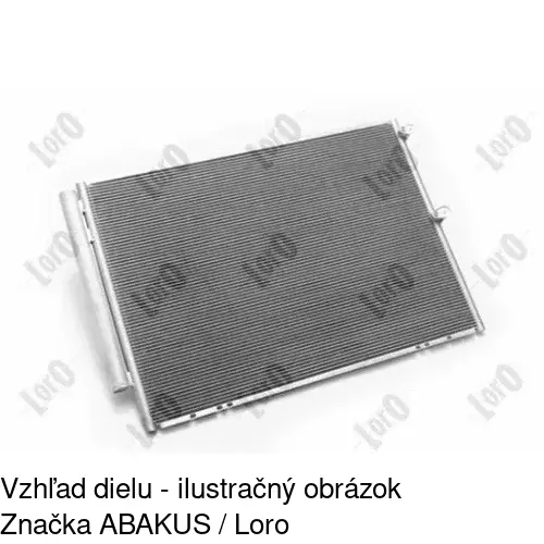 Chladiče klimatizácie POLCAR 8162K81K