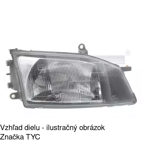 Hlavný reflektor 816610-E /POLCAR/ - obr. 2
