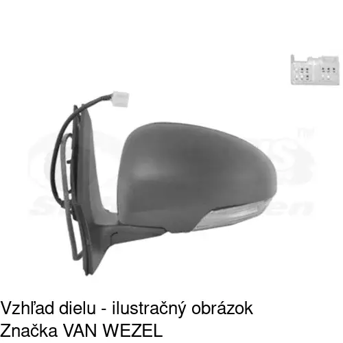 Vonkajšie zrkadlo 8169514E /POLCAR/ - obr. 1