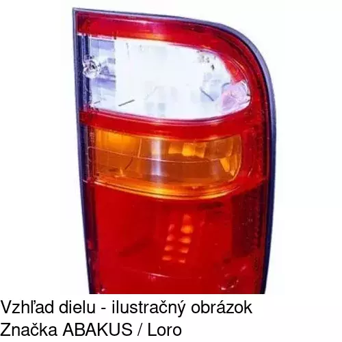 Zadné svetlo POLCAR 819088