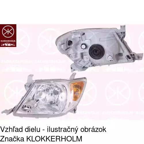 Hlavný reflektor POLCAR 819209-E