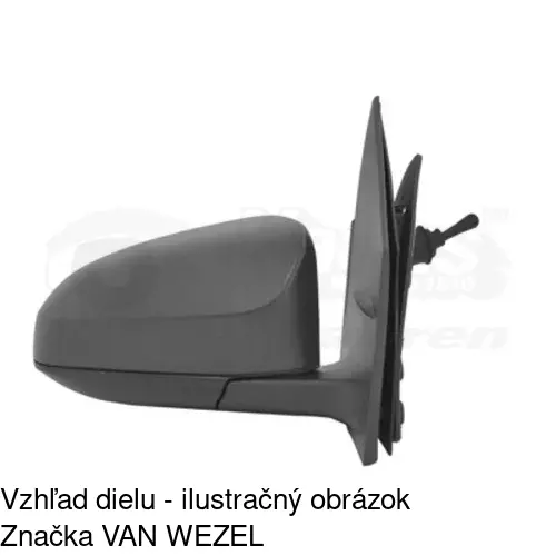 Vonkajšie zrkadlo 81A1521M /POLCAR/ - obr. 5