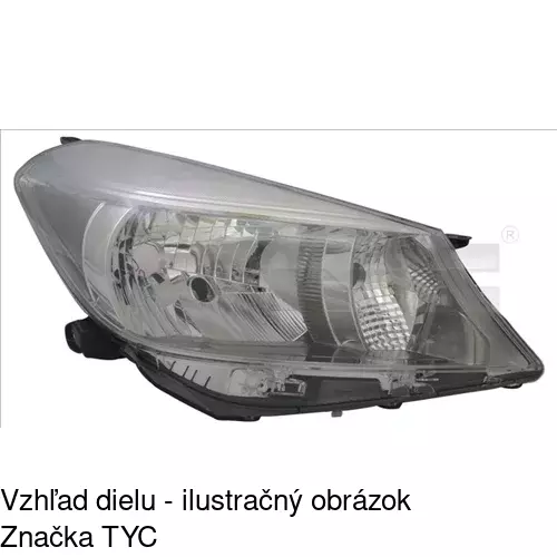 Hlavný reflektor POLCAR 81B1091E
