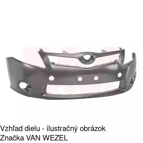 Predný nárazník POLCAR 81C1071J