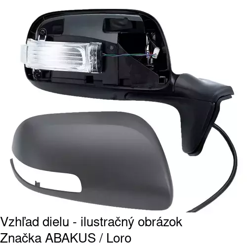 Vonkajšie zrkadlo 81C1524M /POLCAR/ - obr. 1