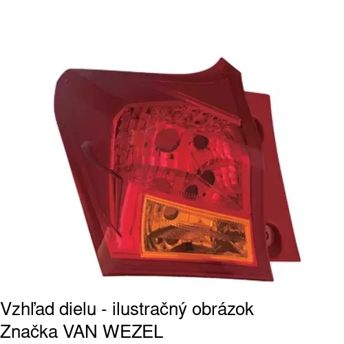 Zadné svetlo 81C387-E /POLCAR/ - obr. 1