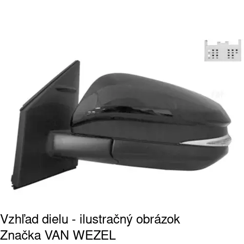 Vonkajšie zrkadlo 81X2516M /POLCAR/ - obr. 2