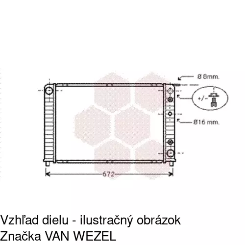 Chladiče vody 903108-5 /POLCAR/ - obr. 2