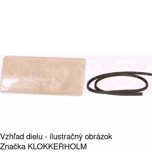 Sklo reflektora 903211-E /POLCAR/ - obr. 1