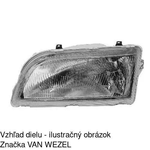 Hlavný reflektor 904010-E /POLCAR/ - obr. 4
