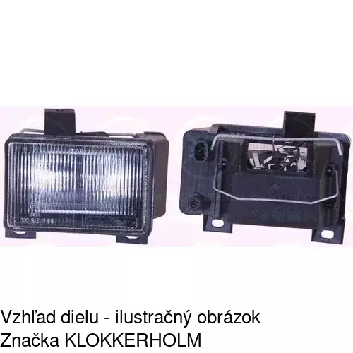 Hmlové svetlo - predné 904030-E /POLCAR/ - obr. 2