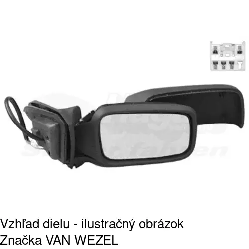 Vonkajšie zrkadlo 9040524M /POLCAR/ - obr. 5