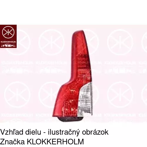 Zadné svetlo 904387-U /POLCAR/