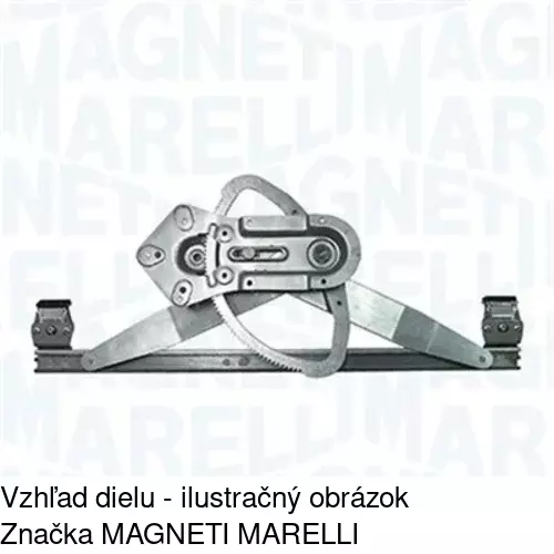 Mechanizmus sťahovania okna elektrický bez motora 9082PSG2 /POLCAR/ - obr. 1