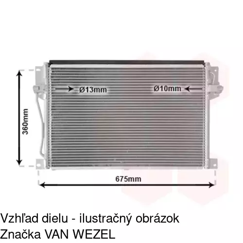 Chladiče klimatizácie 9085K8C1S /POLCAR/ - obr. 3