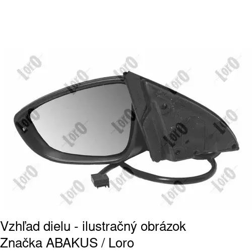Vonkajšie zrkadlo 9511524M /POLCAR/ - obr. 1