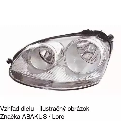Hlavný reflektor 9513104E /POLCAR/ - obr. 2