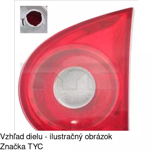 Zadné svetlo POLCAR 9513881E