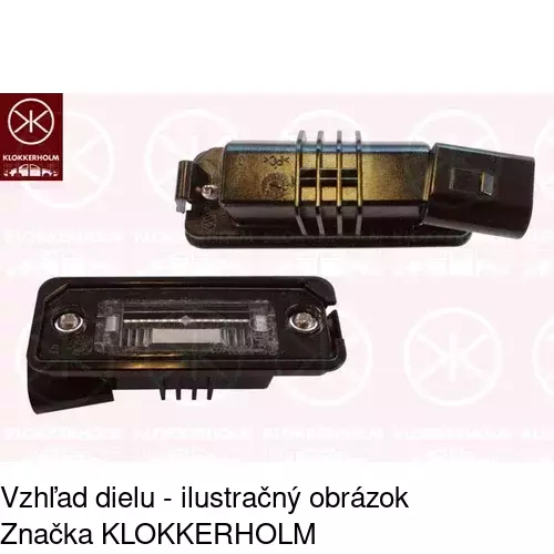 Svetlo na osvetlenie evidenčného čísla 9513959 /POLCAR/ - obr. 4