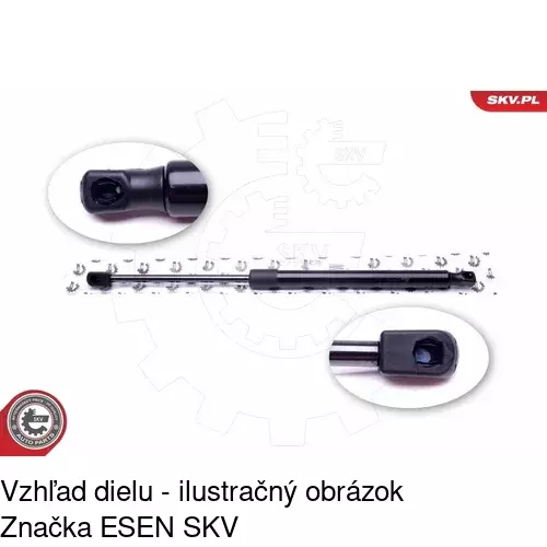 Plynová pružina 9513AB1 /POLCAR/ - obr. 4