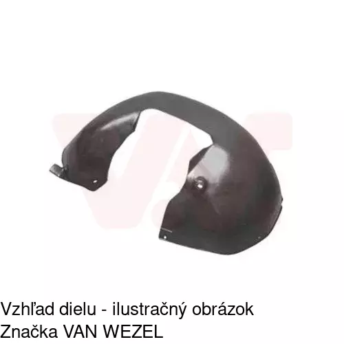 Podblatník (plast) 9513FL2T /POLCAR/ - obr. 2