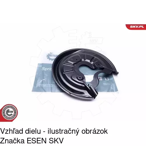 Brzdovy štít 9513OT-6 /POLCAR/ - obr. 3