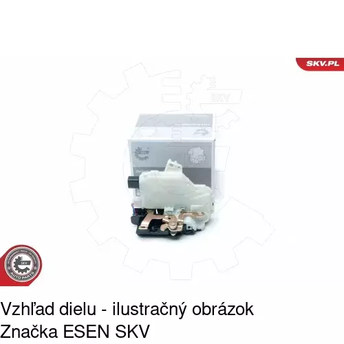 Vnútorná zámka dverí 9514ZC-3 /POLCAR/ - obr. 4