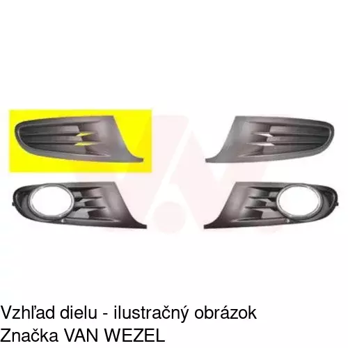 Kryt v nárazníku 95182712R /POLCAR/ - obr. 3