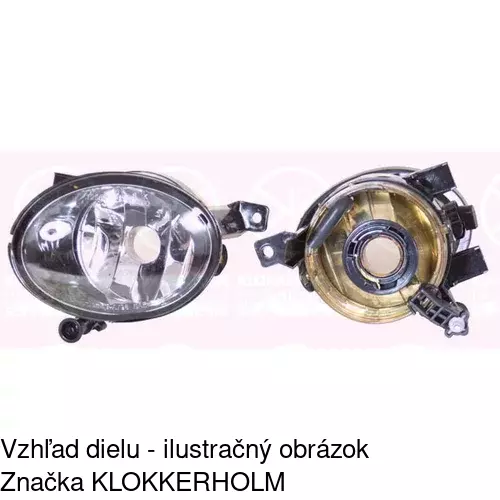 Hmlové svetlo - predné 951829-H /POLCAR/ - obr. 2