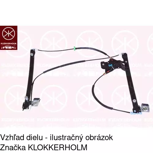 Elektrický mechanizmus okna dverí 9525PSE5A /POLCAR/ - obr. 5