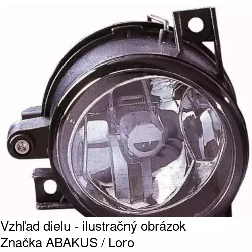 Hmlové svetlo - predné POLCAR 9526301E