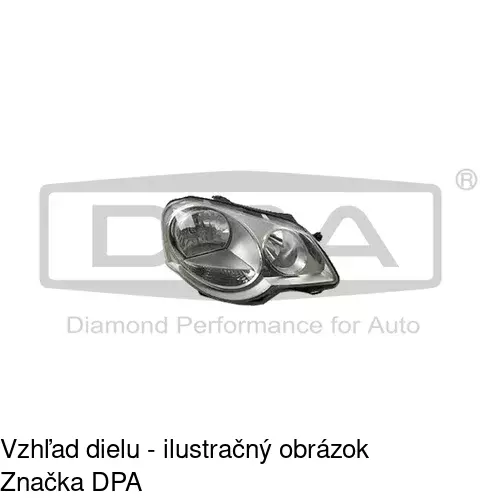 Hlavný reflektor 952710-E /POLCAR/ - obr. 2