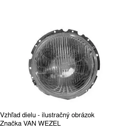 Hlavný reflektor 9532092E /POLCAR/ - obr. 2