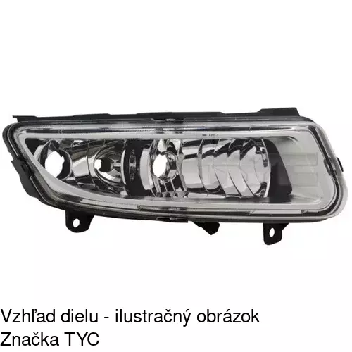 Hmlové svetlo - predné POLCAR 953329-H