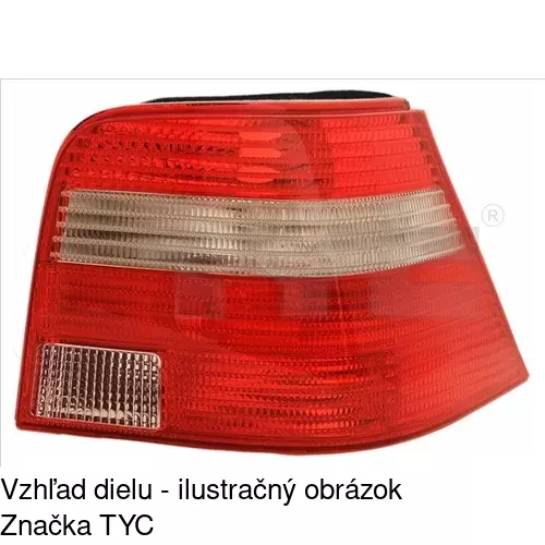 Zadné svetlo POLCAR 9541870E