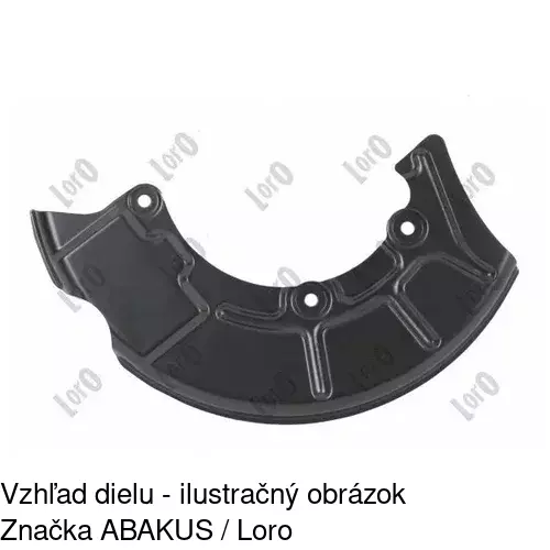 Brzdovy štít 9541OT-1 /POLCAR/ - obr. 2