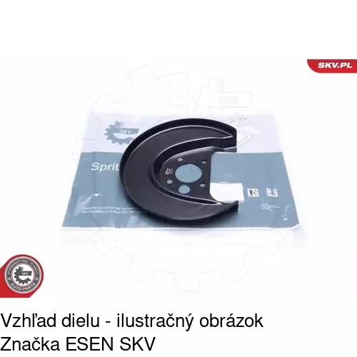 Brzdovy štít 9541OT-6 /POLCAR/ - obr. 3
