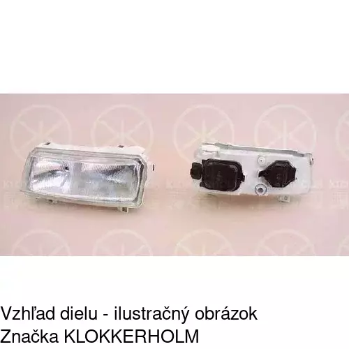 Hlavný reflektor 9547101E /POLCAR/ - obr. 1