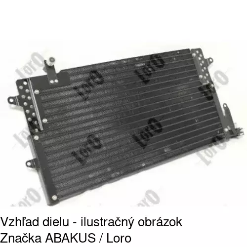Chladiče klimatizácie 9547K8B2 /POLCAR/ - obr. 3
