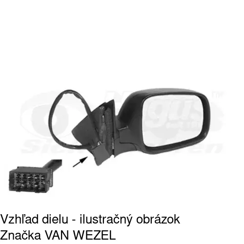 Vonkajšie zrkadlo 9548528M /POLCAR/ - obr. 4