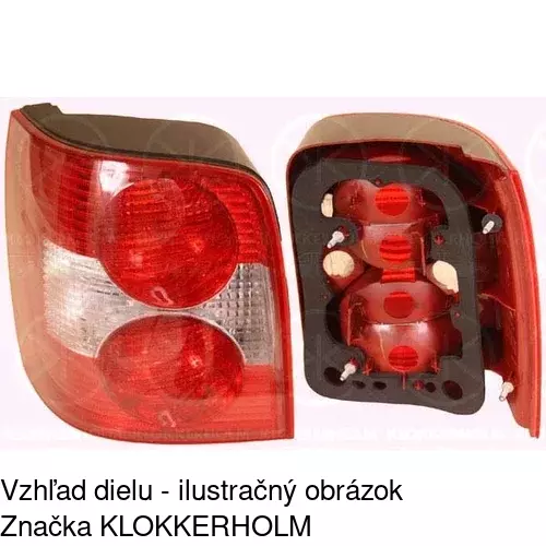 Zadné svetlo 9549871V /POLCAR/ - obr. 1
