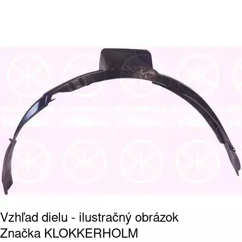 Podblatník (plast) 9551FP1T /POLCAR/
