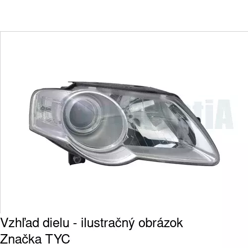 Hlavný reflektor 9555096E /POLCAR/ - obr. 2