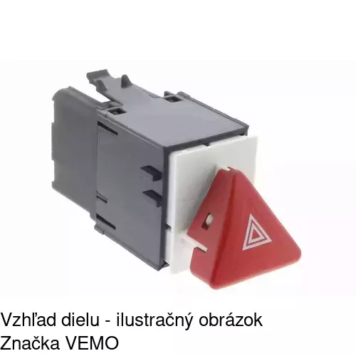 Spínač núdzových svetiel 9555P-32 /POLCAR/ - obr. 2