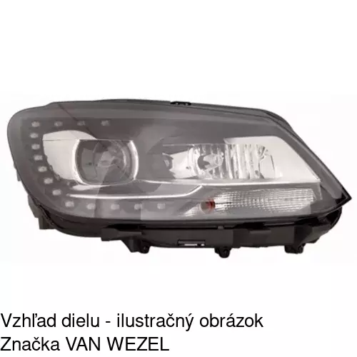 Hlavný reflektor 956310-U /POLCAR/ - obr. 2