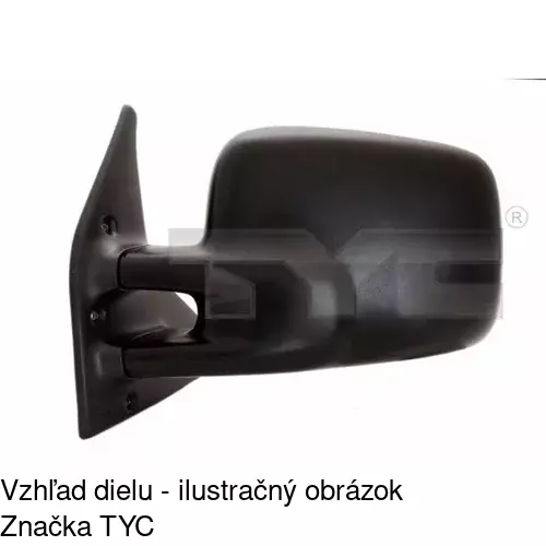 Vonkajšie zrkadlo 956651-E /POLCAR/ - obr. 3